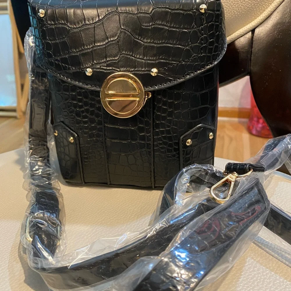 Croco bag black - Picture 6 of 7